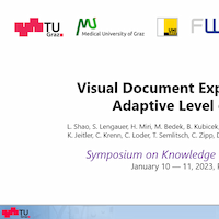 Image of the first slide of the presentation about Visual Document Exploration with Adaptive Level of Detail.
